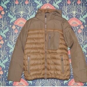 Pajar Kyle Olive Green Hooded Puffer Down Filled Jacket M